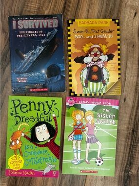 Scholastic Kids Book Set -includes all 4 in great condition